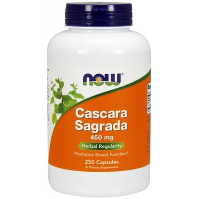 Cascara Sagrada 450mg 250 kaps. NOW FOODS