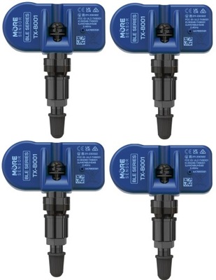 SENSOR DE PRESIÓN NEUMÁTICOS MOBILETRON 2,4GHZ BLE TESLA MODELO 3 DE 10.2020 4 PIEZAS  