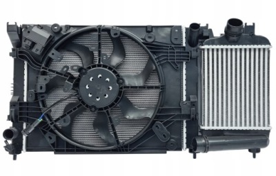 Радіатор двигуна + вентилятор renault clio v 2019+ 1.0 1.3 tce 921005rf0a фото №1