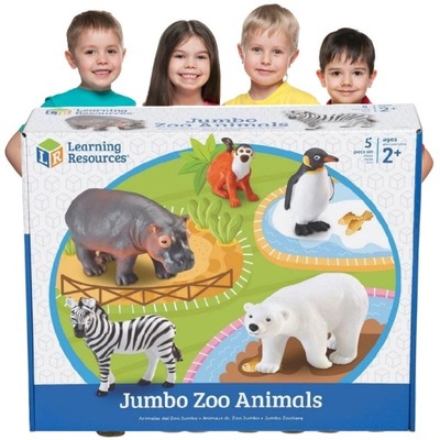 ZWIERZĘTA DLA DZIECI Figurki ZOO Zestaw 5 szt.