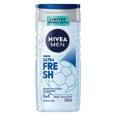 NIVEA MEN Ultra Fresh Żel pod prysznic 250 ml