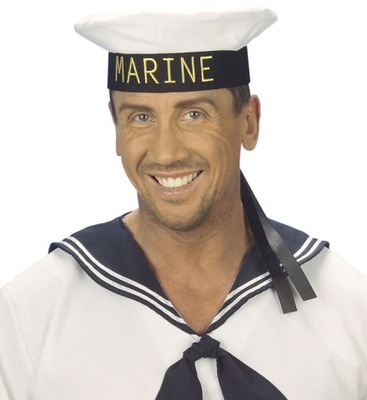 CZAPKA MARYNARSKA Z NAPISEM MARYNARZ MARINE