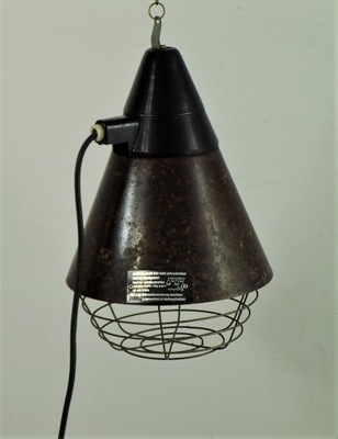 Bakelitowa lampa industrialna lata 70 te