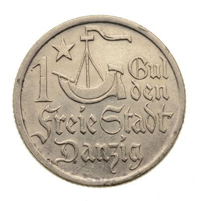 Wolne Miasto Gdańsk - 1 gulden 1923 r. (2)