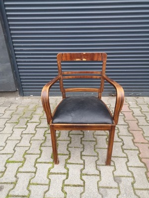 Fotel Art Deco - Design - Vintage - Thonet orzech