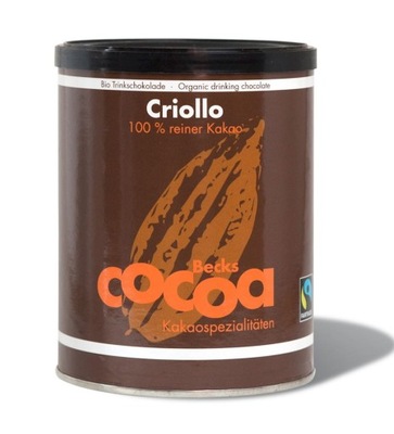 Kakao w proszku CRIOLLO FAIR TRADE BIO 250g Becks Cocoa