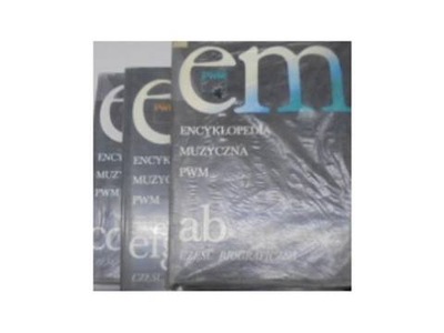 Encyklopedia Muzyczna PWM 3 tomy -