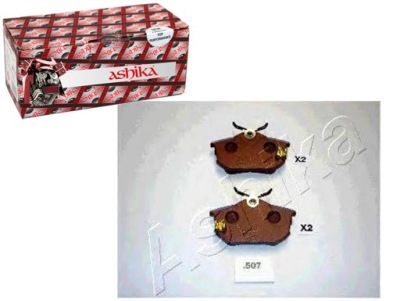 Ashika 51-05-507 набор тормозных колодок тормозных, тормоза дисковые фото №1