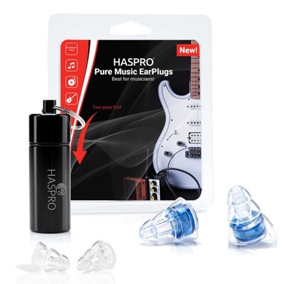 Stopery zatyczki do uszu dla muzyków Haspro