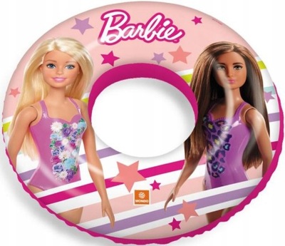 KOŁO DMUCHANE KÓŁKO DO PŁYWANIA BARBIE MONDO 50cm