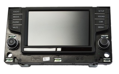 3g0919605 vw golf 7 passat b8 дисплей радіо фото №1