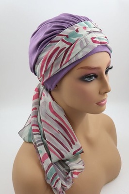 Turban HALIMA B11 + CH79 Turbany Chusta Czapka