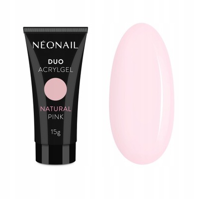 Neonail Akrylożel Do Paznokci Duo Acrylgel Natural Pink 15 g Różowy Kryjący