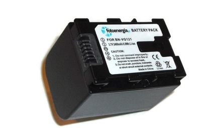 Bateria do JVC BN-VG121U VG121US VG121USM HM855 G3