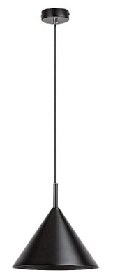 RABALUX 72007 LAMPA WISZĄCA CZARNA STOŻEK METALOWA