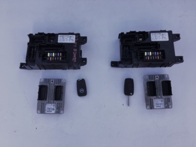 Fiat grande punto 1.2 1.4 8v бортовой компьютер ключ bsi фото №1