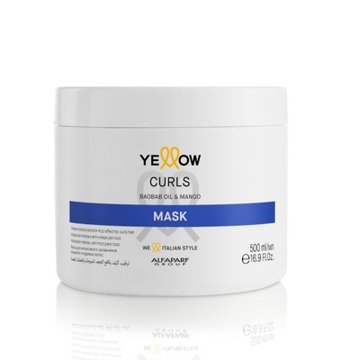 ALFAPARF Yellow curls maska do włosów kręconych