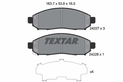 КОЛОДКИ HAM. NISSAN NAVARA/PATHFINDER 2422701