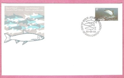 Canada 1980, FDC ryby sieja