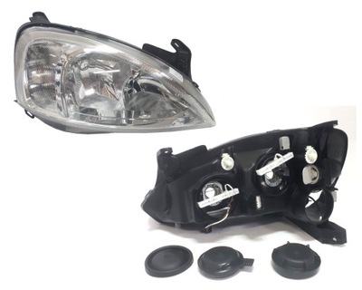 Фара правий opel corsa combo c 00-03tyc двигун фото №1