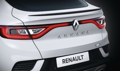 Спойлер крышки задняя оригинальный номер renault arkana - чёрный фото №1