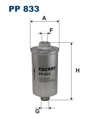 FILTRO COMBUSTIBLES AUDI VW FIAT FORD  