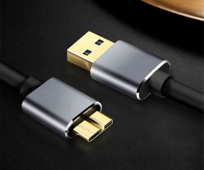 KABEL PRZEWÓD USB 3.0 MICRO USB DO DYSKU HDD A-B