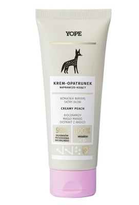 Yope, Krem-opatrunek do rąk Creamy Peach, 50 ml