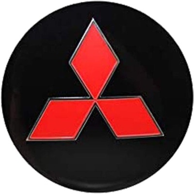 PEGADURA CON LOGOTIPO COCHE 4 X 56 MM 2,2 INTEGRO PARA CZERWONEGO LOGOTIPO MITSUBISHI  