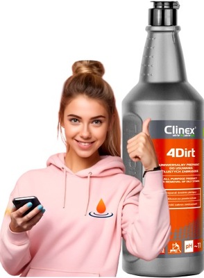 CLINEX 4DIRT Usuwanie trudnego tłustego brudu 1L