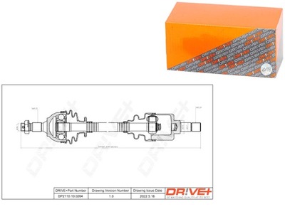 SEMI-EJE DE ACCIONAMIENTO PEUGEOT 308 07-14 L DRIVE+  