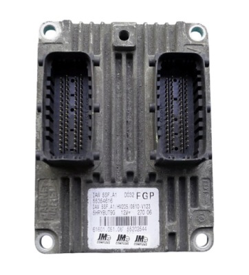 Блок управления двигателя fiat stilo 1.6 55202544 iaw5sf.a1 программирование фото №1