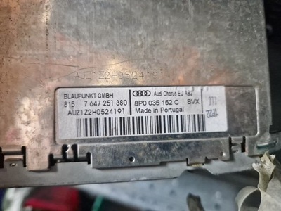Audi a3 8p радіо cd chorus 8p0035152c фото №1