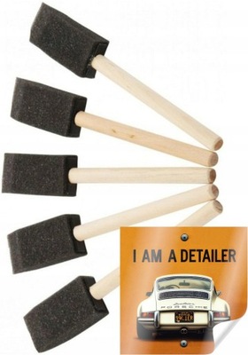 ValetPRO Foam Detailing Brushes 5-Pack - Pędzelki