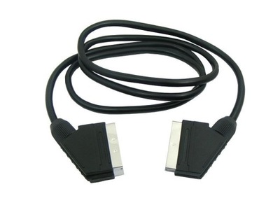 Kabel SCART EURO-EURO TV 21PIN EUROZŁĄCZE 1,2m cza