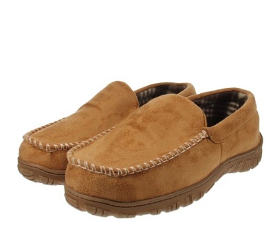 MĘSKIE KAPCIE DOMOWE WSUWANE BRĄZOWE 45 ŻBI