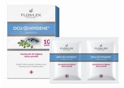 FLOS-LEK Ocu Hygiene Chusteczki do higieny powiek 10szt.