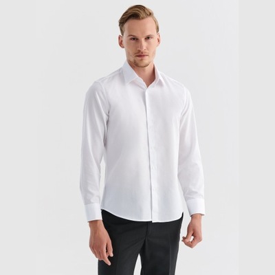 Biała koszula Slim Fit PAKO LORENTE r. 40/164-170
