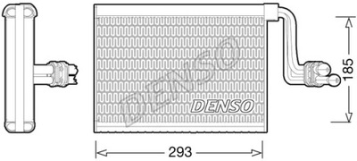 Испаритель denso dev05002 фото №1
