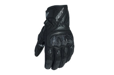 ПЕРЧАТКИ СПОРТИВНЫЕ КОЖАНЫЕ RST STUNT III BLACK M