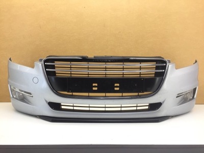 Peugeot 508 бампер передний перед решётка радиатора оригинал демонтаж фото №1