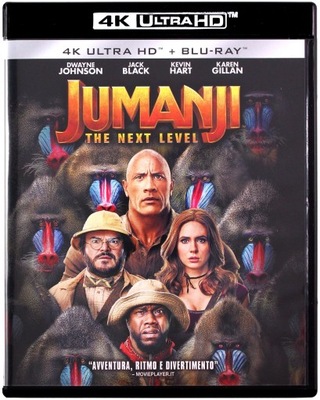 JUMANJI: NASTĘPNY POZIOM [BLU-RAY 4K]+[BLU-RAY] Lektor PL