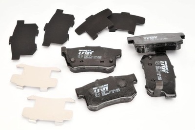 Тормозные колодки тормозные задняя trw gdb3447 фото №1