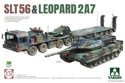 Model do sklejania Takom 5011 SLT56 & Leopard 2 A7 1/72