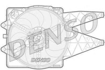 Вентилятор радіатора denso 55701372 ev871400 фото №1