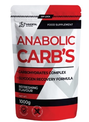 IMMORTAL ANABOLIC CARBS 1000G WĘGLOWODANY CARBO