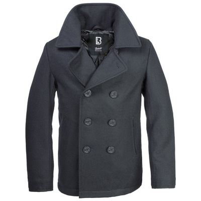 Płaszcz Kurtka Bosmanka Brandit Pea Coat - Czarny M