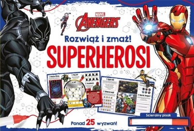 ROZWIĄŻ I ZMAŻ! SUPERHEROSI. MARVEL AVENGERS PRACA ZBIOROWA