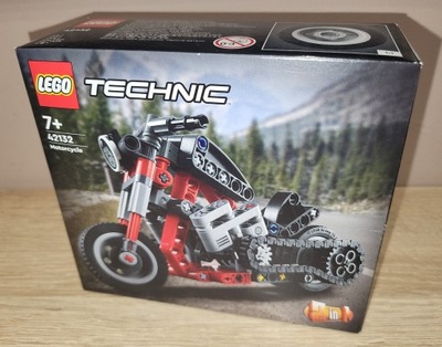 KLOCKI LEGO TECHNIC 42132 MOTOCYKL / MOTORCYCLE - NOWE