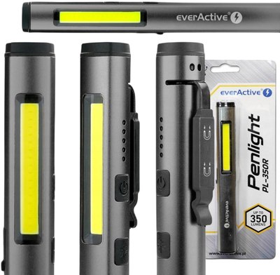 ŽIBINTUVĖLIS WARSZTATOWA INSPEKCYJNA COB LED UV LASER EVERACTIVE PL-350R 350 LUM 